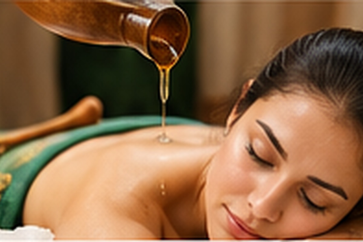 Illustrative Ayurvedic hair-care treatment